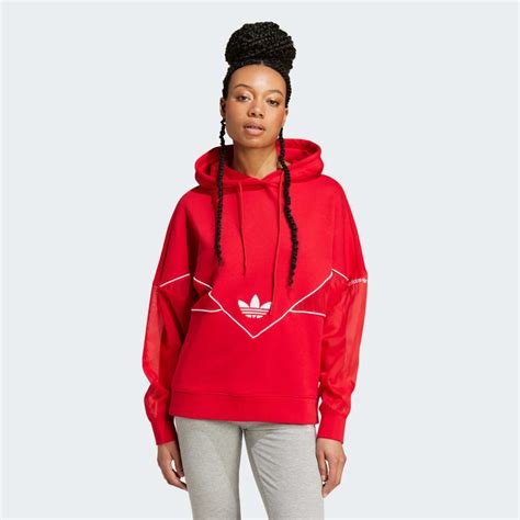 red adidas hoodie originals.